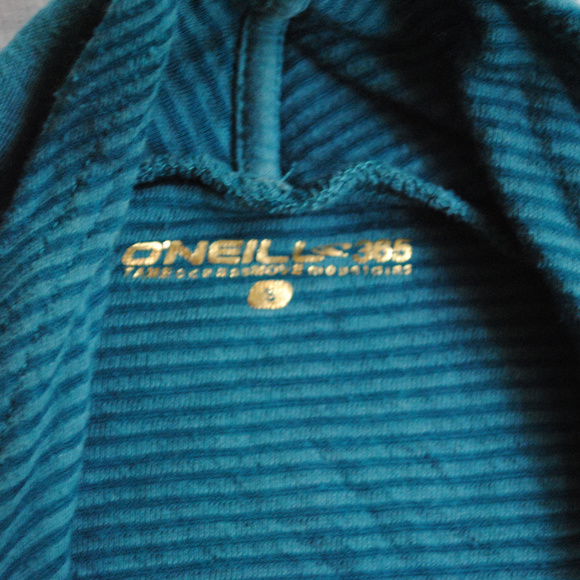 O'Neill 365 Womens Drape Sweater Cardigan Teal - Picture 2 of 5